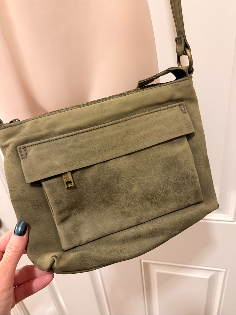 Universal Thread Crossbody Zippered Purse Bag- Green, OS